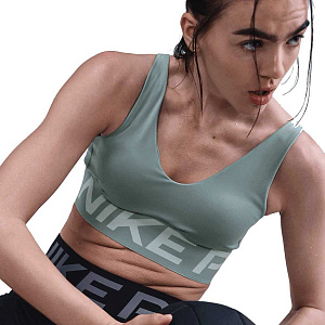 Топ Nike Pro Indy Plunge Medium-Support Padded Sports Bra