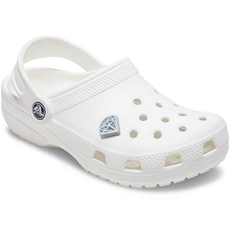 Украшение для обуви Crocs Blue Glitter Diamond
