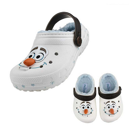 Клоги Crocs Frozen Olaf Lined Cls Clg K Mlt