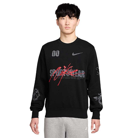 Толстовка Nike Sportswear Club Fleece Crew-Neck Sweatshirt